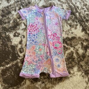 Little Sleepies doodle blooms shorty